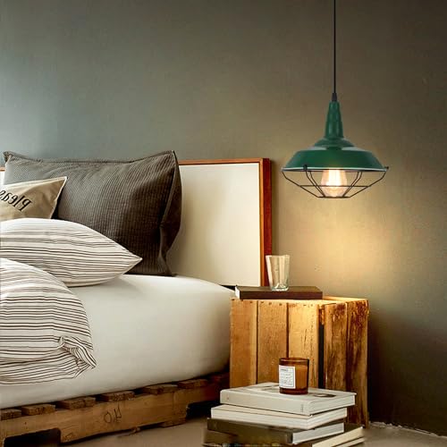 Farmhouse Green Pendant Light (Green / Standard - 10.5inch)