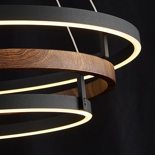 LED Ring Chandelier Dimmable Round Chandelier Circular