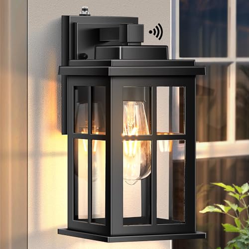 Outdoor Wall Lights Dusk to Dawn (Dusk to Dawn 1 Pack / Black)