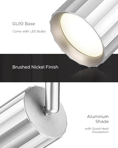 LED Track Light for Kitchen (Sunflower, Brushed Nickel / 31.8", 1-light)