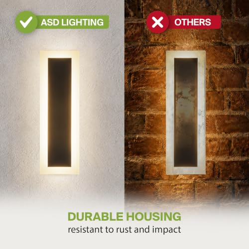 18" LED Linear Wall Sconce (Black)