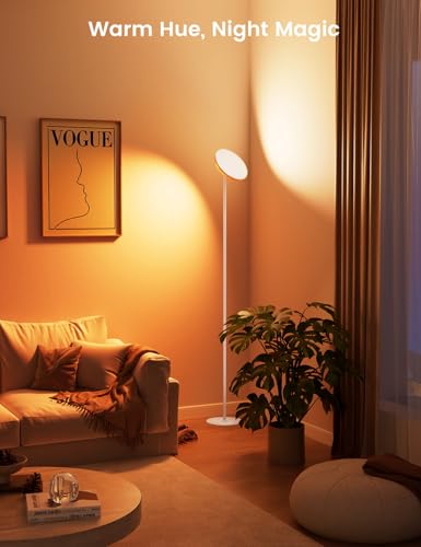 UFO Torchiere Floor Lamp (White)