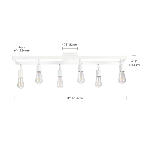 64000095 36" 6 (Matte White, Weston)