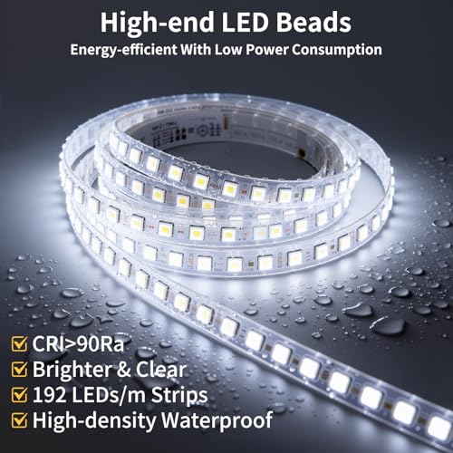 26"x38" LED Bathroom Mirror with Lights (Frontlit & Backlit / 38"L x 26"W)