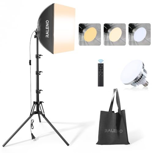 Softbox Photography Lighting Kit (Black)
