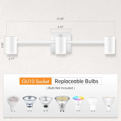 Track Lighting Fixtures Ceiling (3 light-white)