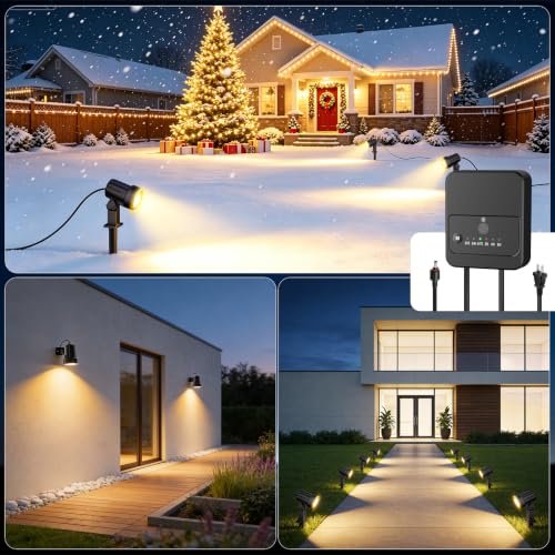 All-in-One Low Voltage Landscape Lighting Kit, Warm White