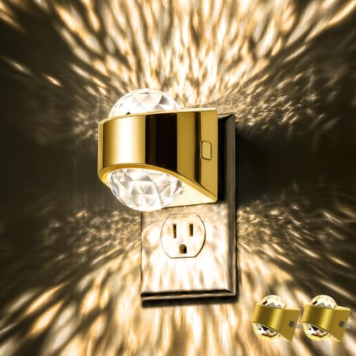 Night Light Plug into Wall (Gold)
