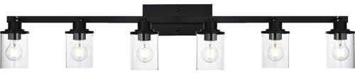 6 Light Track Lighting Kit Black Track Lighting Fixtures (Black / 6 Light)