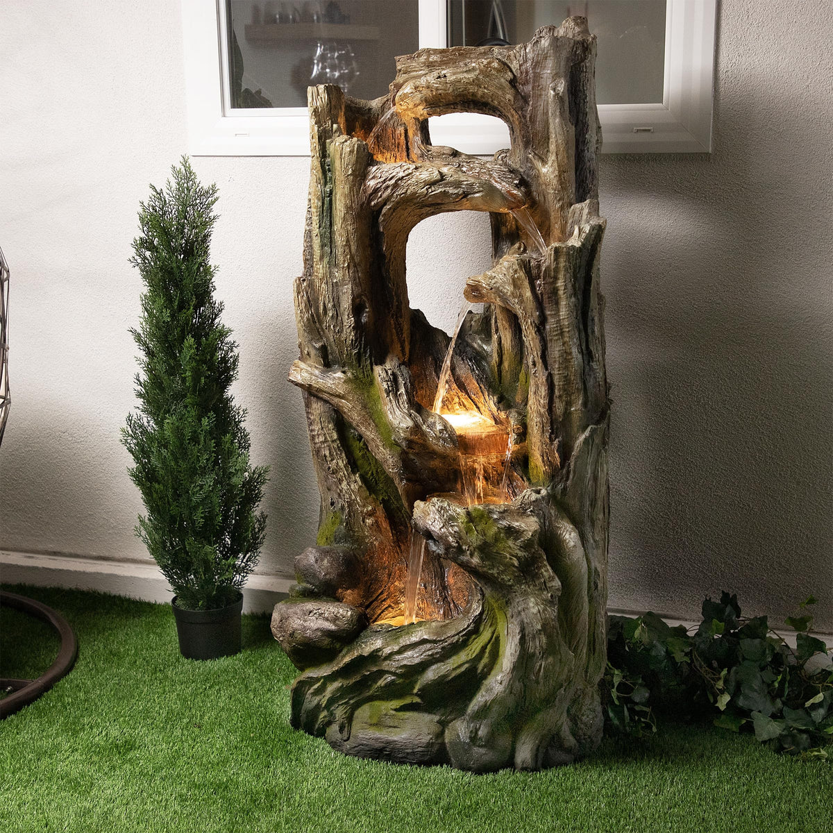 WIN1520 59" Indoor (59" H - 5-Tier Fountain w/ Led's)