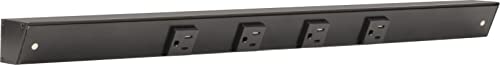 Task Lighting APT Angled Power Strip 24 inch (24 inch Standard / Black)