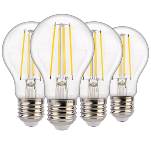 Dusk to Dawn Outdoor Sensor A19 LED Light Bulb (60w Daylight / 4 Count (Pack of 1))