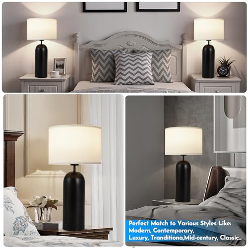 Round Table Lamp Set of 2