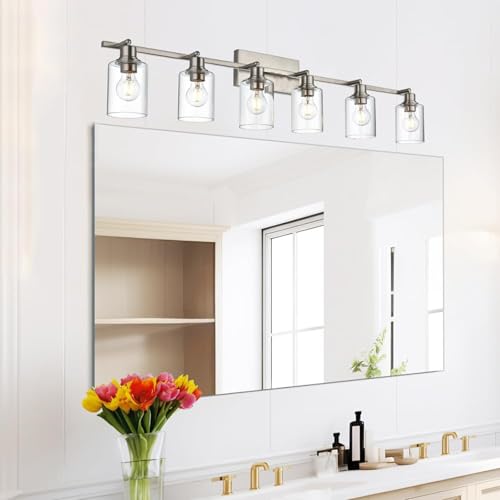 6 Light Track Lighting Fixture Brushed Nickel Track Lighting Kit (Brushed Nickel / 6 Lights)