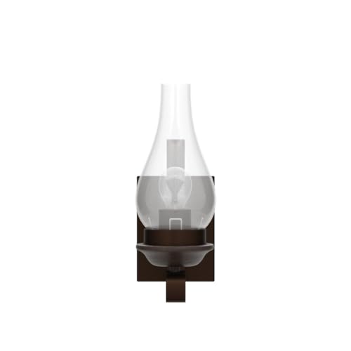 Rustic Wall Sconce Vintage Farmhouse Wall Light Fixtures Industrial Glass Wall Lamp for Cabin Bedroom Living Room Hallway Fireplace (2 pcs)
