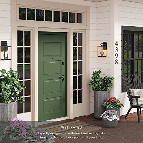 Ferris Outdoor Black Wall Sconce Light Fixture (Ferris Black)