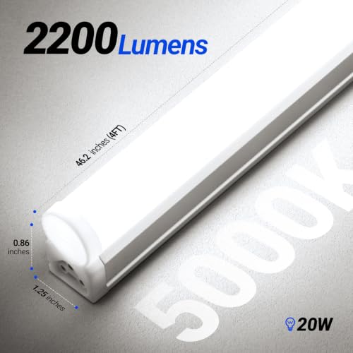 12 Pack T5 LED Shop Light 4FT (5000K Daylight White / 12 Packs)