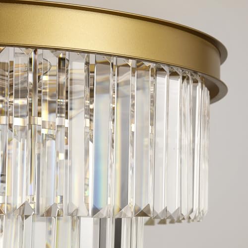 Modern Crystal Chandeliers Luxury Round Chandelier for Dining Room