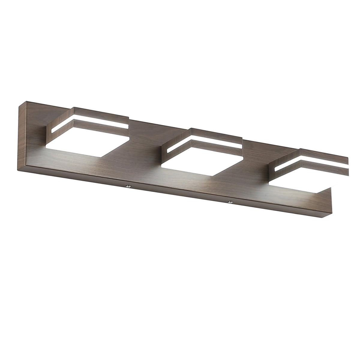 LED Modern Bathroom Vanity Light Fixtures (3-Light, 24-Inch / Brown, White)