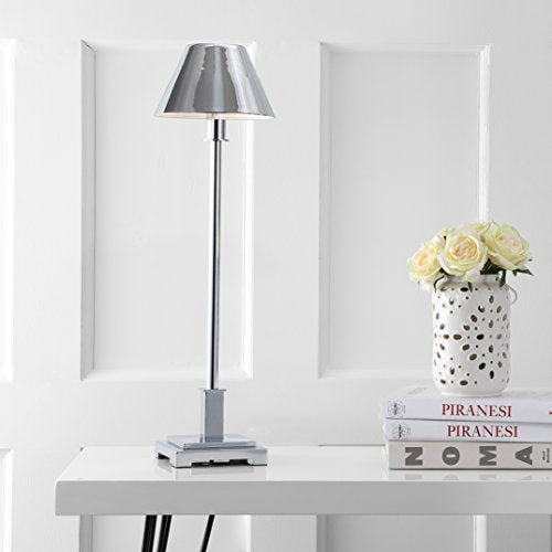Roxy Slim Modern LED Table Lamp Metal 26" (Chrome)