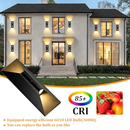 Dusk to Dawn Outdoor Wall Lights (4 Pack)
