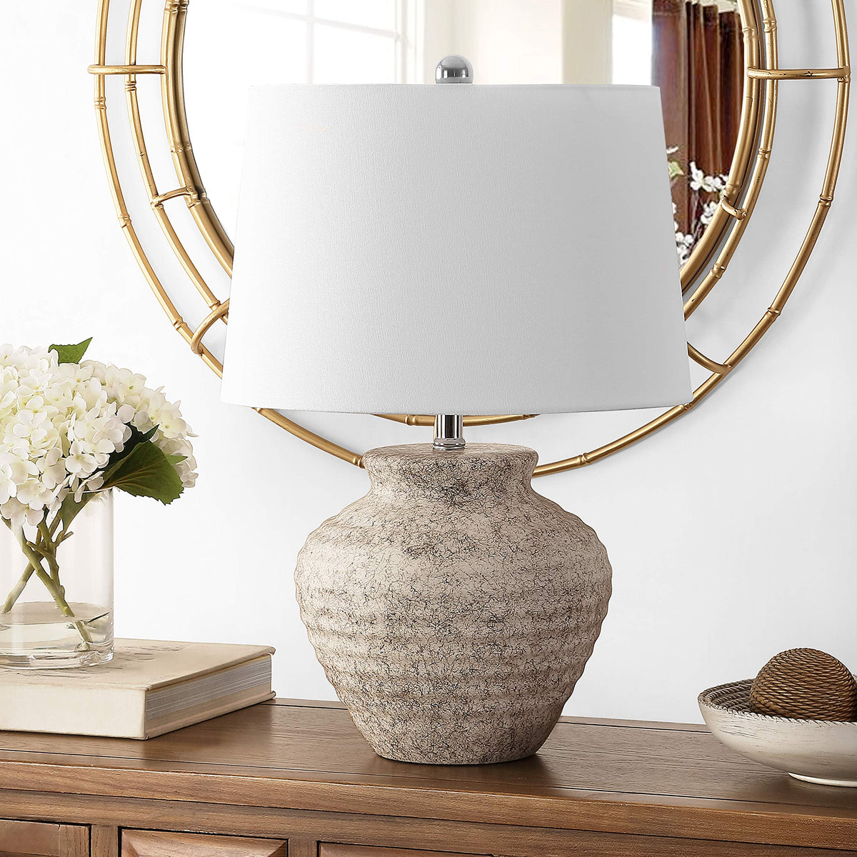 Lighting Ledger 22.5" Table Lamp Set of 2 (Light Grey (Kit of 2))