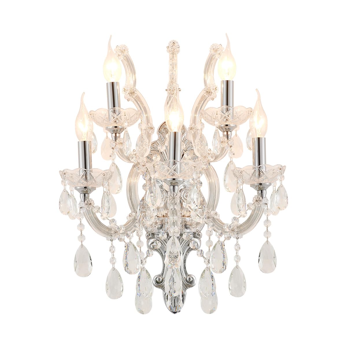 Large Modern Crystal Wall Sconce (YL6035C-5)