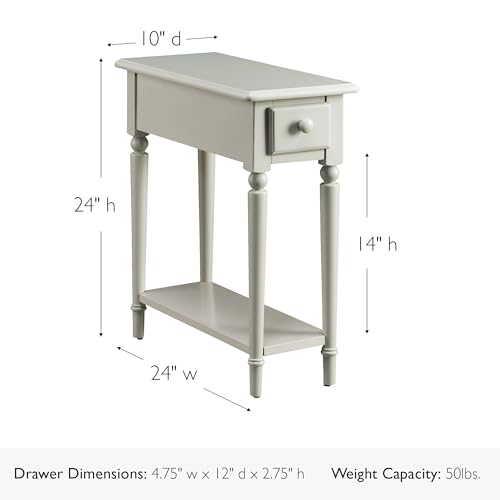 Coastal End Table (Greige)