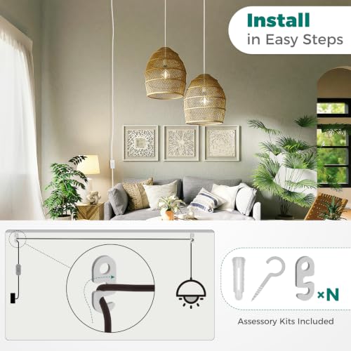 Pendant Light Cord (20ft - White)