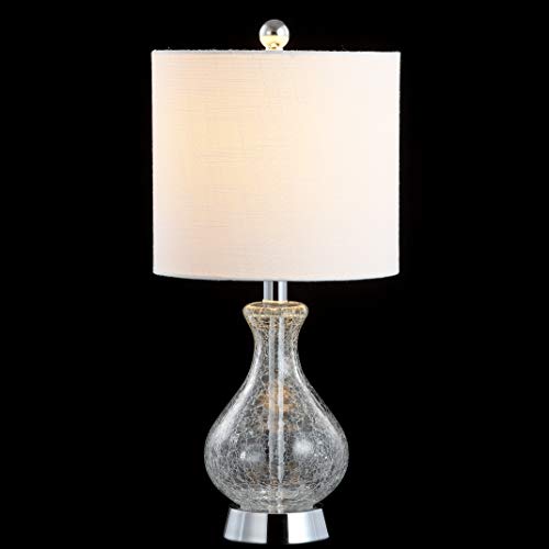 Playa Table Lamp 21" Crackled Glass and Metal