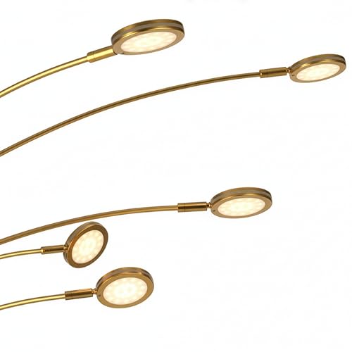 Orion Arc Floor Lamp for Living Room (Gold)