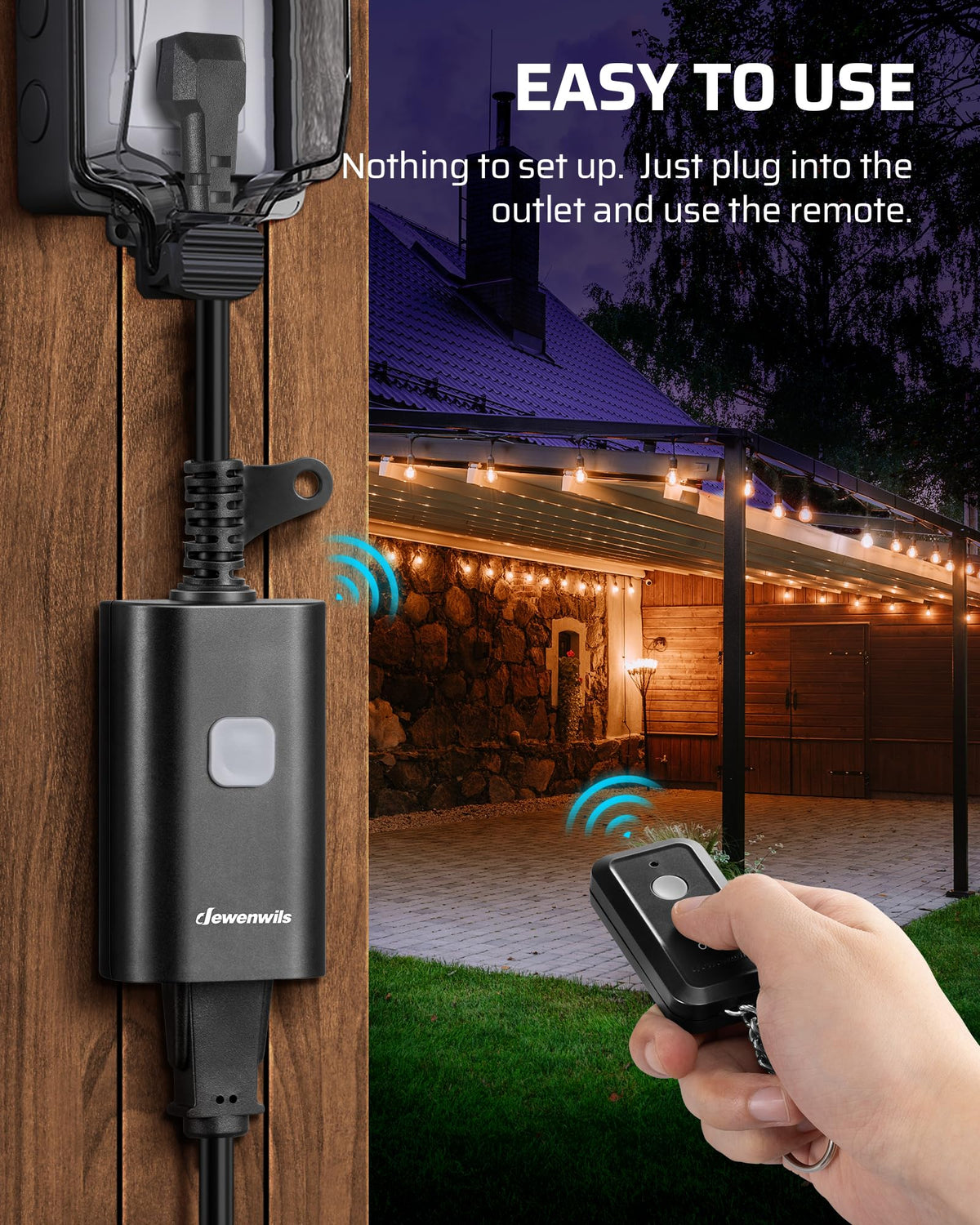 Halloween Outdoor Remote Control Outlet