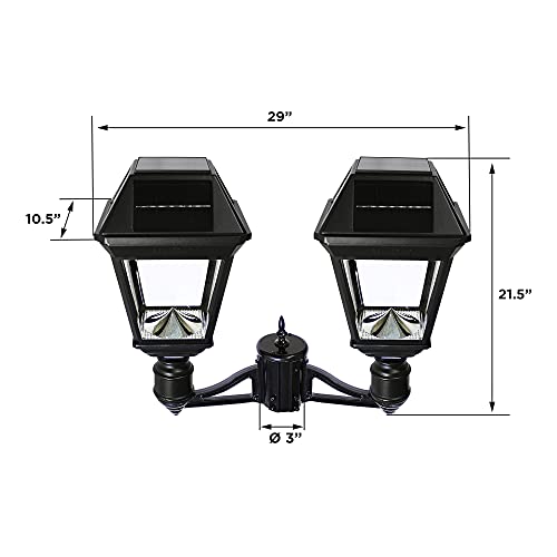Imperial III Solar Post Light