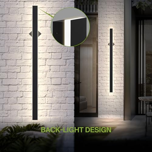 72" LED Linear Wall Sconce (Black)