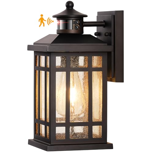 Motion Sensor Outdoor Wall Light (Oil-Rubbed Bronze / Motion Sensor-1 Pack)