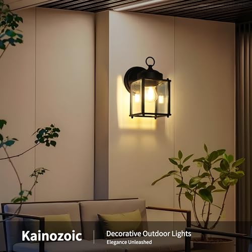 Outdoor Wall Light Fixtures Waterproof Porch Lights Anti (Basic Functions / 2 Pack)