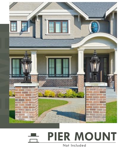 HWH Outdoor Post Lights Lamp Post Light Fixture