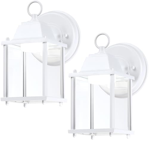 Outdoor Wall Light Fixture (5000K White / 2-pack)