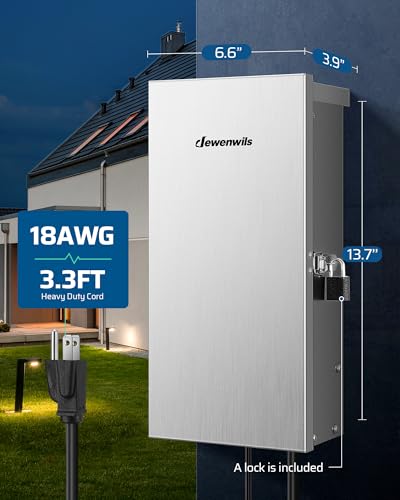 300W Wi Fi Low Voltage Landscape Transformer (WiFi-300W-Stainless Steel)