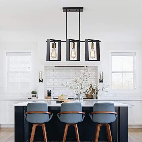 3 Lights Kitchen Island Lighting (Black / 3 Lights A)