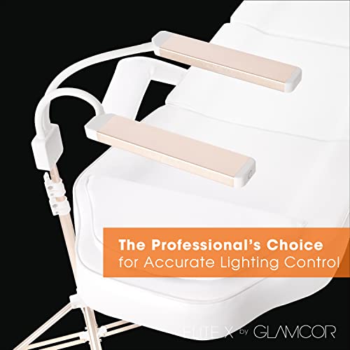 Elite X Portable LED Lighting Kit for Eyelash Extension (White/Gold)