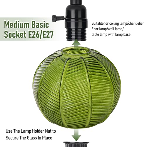 Tulip Lamp Shades Replacement (Lantern Green)