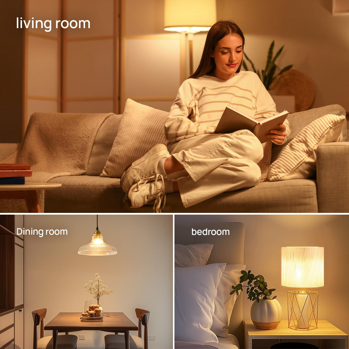 A19 LED Light Bulb (60w-warm White / 5 Pack)