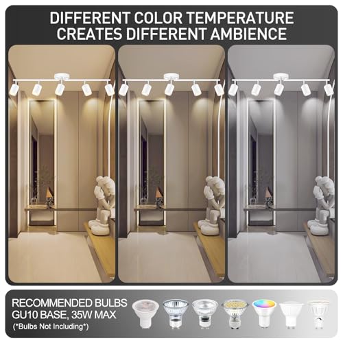 Track Lighting (White / 30" 5 Light Track Light)