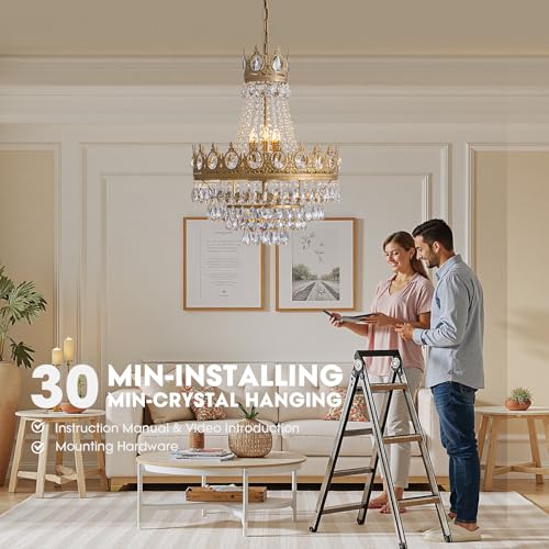 Vintage Crystal Chandelier