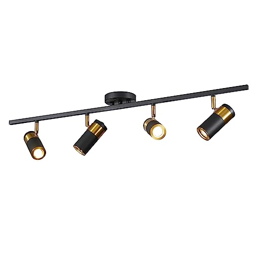Black 4 Light Track Lighting (Black(4-lights))