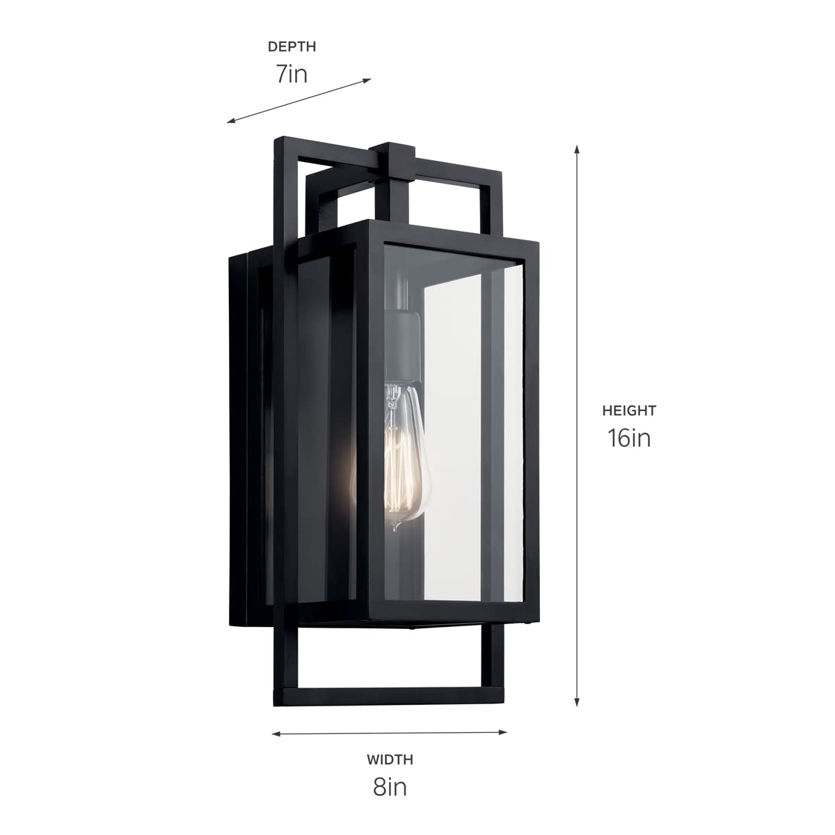 Goson Outdoor Wall Sconce Light (16")