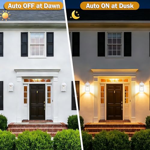 Outdoor Wall Light Fixture (White / 1-Pack D2D)