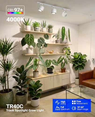 TR40C Track Grow Light (4000K / 120w-white Cover)