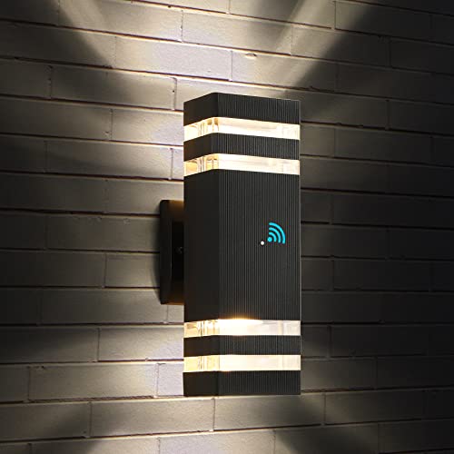 LED Porch Light Outdoor Wall Lights Fixture with Sensor